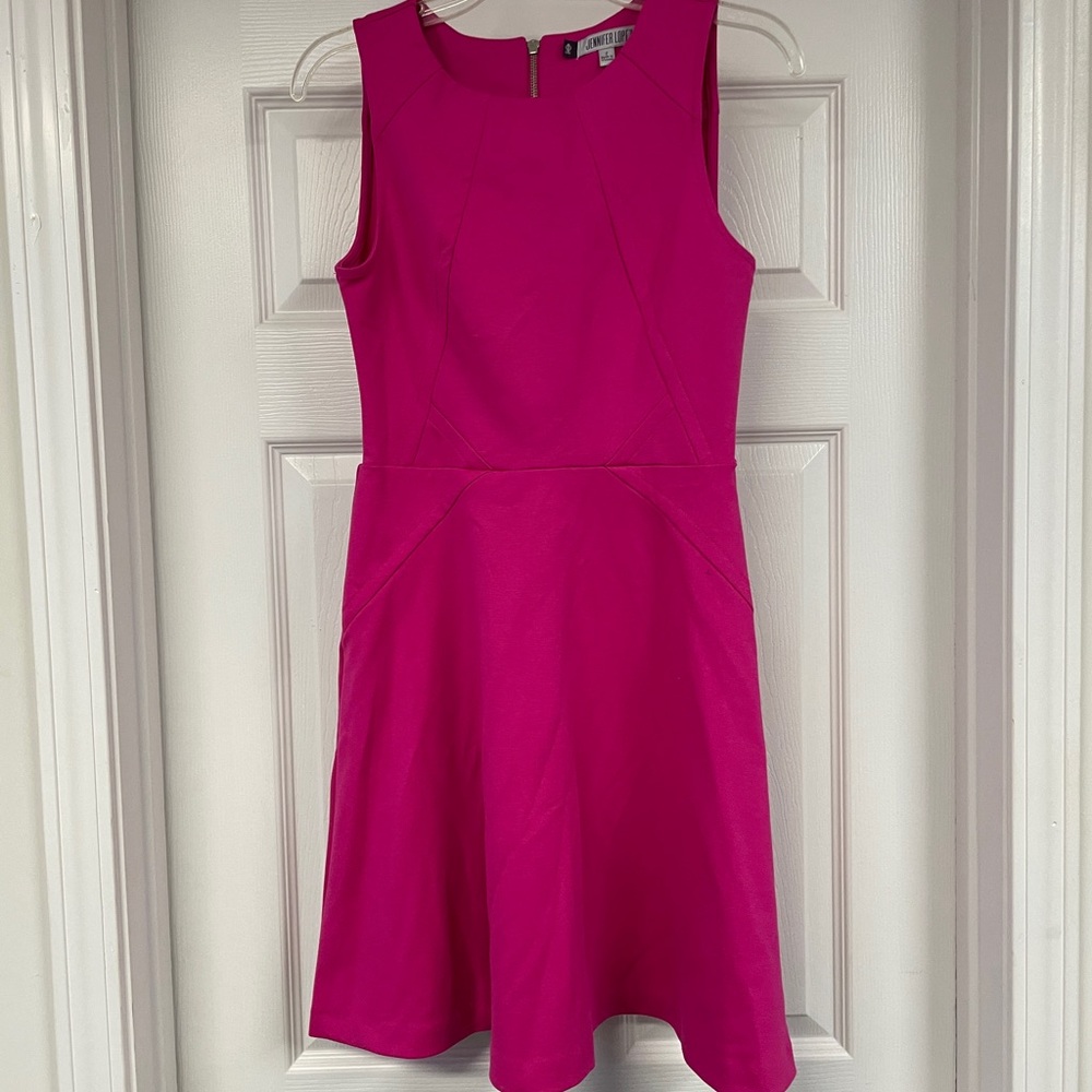 Vibrant Pink Sleeveless Dress